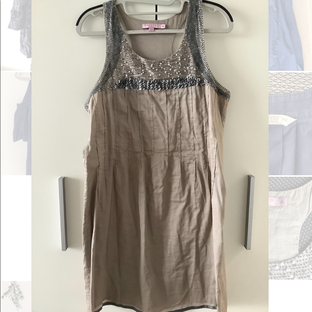 Calypso St. Barth Beaded Racerback Dress